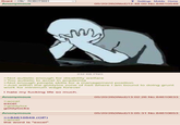 Board /r9k/ - ROBOT9001 Anonymous Settings Mobile Home 05/20/26(Wed)12:48:00 No.84610549 232 KB PNG >Not autistic enough for disability welfare >Too autistic to accel in academia >Not enough people skills for a management position >Just within the goldylox zone of hell where I am bound to doing grunt work for minimum wage forever I hate my f------ life so much. Anonymous >accel excel >goldylox 05/20/26(Wed)13:02:26 No.84610633 goldylocks Anonymous >>84610549 (OP) >accel the word is "excel" 05/20/26(Wed)13:05:31 No.84610653