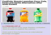 CoolCola: Russia Launches Coca-Cola, Fanta and Sprite Alternatives After Soda Exodus Updated one day ago C F CO S CO FANCY COOLCOLA STREET Anonymous 05/17/22(Tue)18:10:55 No.17856320 >>17856308 (OP) # >born too late to enjoy peak Western civilization >born to early to explore the cosmos >born just in time to become an international beverage smuggler