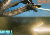 GODZILLA KING MONSTERS THE GHIDORAH THE THREE-HEADED MONSTER
