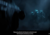 [Reassuring, Machine God blessed vox-distorted voice] The Omnissiah commends your service.