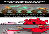 SCREAMER-KILLER IN THE BOOKS SCREAMER-KILLER ON THE TABLETOP VEZIMIRA