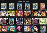 Made with grids.fun About Me: JoJo The JOJOLands The JOJOLands JoJo's Bizarre Adventure Part 9 荒木飛呂彦 JoJo's Bizarre Adventure Part 9 荒木飛呂彥 COMICS COMICS Fav Part Best Story Best Art Style Best Fight Scenes Best Ending PART גור BIZARRE ADVENTURE HIROHIKO ARAKI Golden Wind Biggest Personal Impact Fav JoJo 2nd Fav JoJo Fav Villian 2nd Fav Villian Fav Jobro Fav Side Character JOJOLands JoJo's Bizarre Adventure Part 9 荒木飛呂彦 COMICS Best Stand Best Cast Underrated Stand Wish got more time Favorite Music Reference Underrated Character (Usagi) STEEL BALL RUN Fav Design Fav Pose Fav Scene (first infinite spin) Fav Death Scene Best Anime Adaptation Has Aged Well (Manga Part)
