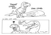 TYRANT LIZARD KING اب THE ACTUAL GIANT LIZARDS: IT'S NOT WORTH IT MAN... KING LIZARD Kovács Attila 2023