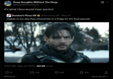 ORLANDO Deep thoughts Without The Deep @DeepWithoutDeep It's what Clara would have wanted Domino's Pizza UK @Dominos_UK - May 21 explain to me why they shoved him in a fridge for the final episode 11:02 AM - May 21, 2026-667.8K Views 41 Relevant t↓ 1.8K 45K 496 ↑ View quotes >