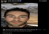 ALT THE BOYS @TheBoysTV prime video X.com 4 ORLANDO Deep thoughts Without The Deep Source tells me The Deep is stable. Please god @D....3d