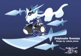Delphoxite Greninja Design by: nebula_drawz