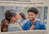 REER IN NURSING 14-17, July 27-31, 1-4pm, Campus (CRN# )-Cost $255 the nursing field through hands-on activities, simulations, and real-world insights. Learn essential techniques across life stages. Discover pathways into nursing careers Where Providers from the American Heart