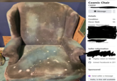 Cosmic Chair CA$50 Lis Message Details Condition Decor Style Cosmic Themed Chair Location is approximate Seller information Us Mc Highly rated on Market Joined Facebook in 201 Sponsored Send seller a message Hello, is this still available
