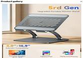 Product gallery 4.0"-16.9" Extenden Compatibility 16.9 5rd Gen Upgraded Portable Monitor Stand Portable Monitor up to 16.9" Tablets/iPad PS/Switch/Phones