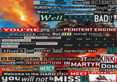 Do you have SINson Your Con SCIENCE? BURDENED by heretical ■thoughts} Want to psychologically process these feelings healthily Well TOOBAD!!! YOU'RE going in the PENITENT ENGINE WE are not asking But ON one Hand Orphan Incinerator ASSAULT IGNORES innocence TORRENT TWIN-LINKED GRANDMA mulcher SUSTAINED HITS 1 TWIN-LINKED that's just one hand! It AND Suffering enhancing cocktails 12" 2D6 N/A 501 Melee 4 4+ 10 -3 2 Feel No Pain? NO,Feel PAIN will not be Kind It will not be dignified Twil onthe KINKY There Sonly REDEMPTION IN MARTYRDOM Goon beg for MERCY you'll only be thanking USIN french Welcome to the HARD place MEET you will not Be MISS ROCK