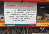 50 mm Dear Customer It is illegal for an unlicensed person to perform regulated gas, plumbing or drainage work. STOP ME. IC VASHER & NUT ITEM NO 4920280 W SEAL KINETIC OMM 404286 $8 BUNNINGS warehouse BUNN6189 05/20 V 16/11/22 I/N: 4920281 9329793404262 FLUSH PIPE KINETIC RING&NUT 404262 $7.88 EACH TU WOTER CONNECTOR Endura Seal