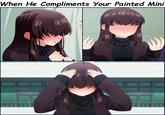 When He Compliments Your Painted Mini