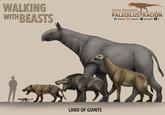 WALKING WITH BEASTS Camus Altamirano PALEOILUSTRACIÓN facebook instagram deviantArt X X LAND OF GIANTS