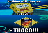 Nothing will stop me Se Not even- Advanced Dungeons Dragons Dungeon Master's Guide 2-THACH