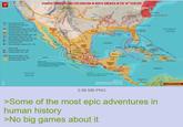 WORLD HISTORY ENCYCLOPEDIA SPANISH CONQUEST AND EXPLORATION IN NORTH AMERICA IN THE 16TH CENTURY Arkansas COLONY OF VIRGINIA IND Chesapeake Bay oke Daly (Epis ** ********* 3,1542 Cables stat Juan Pasca de Leon, 1513 Alease Alvarez de Pineda, 1519 Panfile de Narváez Alvar Ruter Cabeza de Vaca, 1528-1536 Francisco de Bilsa (far Cartes), 1539-1540 Hernande de Sata, 1539-1544 Francisco Vazquez de Ceranado, 1540-1542 June Rodriguez Cabrille, 1542-1543 Diego Velazquez de Cuellar, Cuba, 1511-1515 Francisco Hernández de Cordoba, 1517 Juse de Grijalva, 1518 Padre te Alvarado, Guatemala, 1522-1524 Hernde Cortes Conquest of Mexico, 1518-1522 Te Baja California, 1532-1535 Mesica (Aztec) Empire c. 1519 Viceroyalty of New Spain c. 1800 Territories claimed c. 1550 Vites Audiencia st New Galpla PACIFIC OCEAN 42 Card RoGrander Rad TREVASH April 15, 1928 Narde Delacar Terangs Wuntary Satis Audiencia of Nesice Data 1527 Tamp San Luis Patosi Fa A By per de Villas sails across the Pacific Day to set a perunt Spanish stint in the East ledes, the Piggies (Las las Caries Tastings te vrs Caries Gulf of Mexico TARBA Deta be Cam Cangete YUCATAN Cartes Audiencia of Guatemala 1543 Chest (1 Fort Carlie 1584 Saint Augustin6 ATLANTIC OCEAN FLORIDA afantas HAR abd LES CAYOS (Bakawa Pe de a Audiencia of Santo Domings 1611 Santiags de Cole ital ESPARLA Cartes SANTIAGO Canaica) Caribbean Sea Santa Cumings 1 Sarater buty 25, 1825 Santiags is set the stats Granate- the tip of Seth A fat has Nombre Da September 20 worldhistory.org 2.88 MB PNG >Some of the most epic adventures in human history >No big games about it