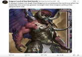 Angron Lord of the Red Sands @claymoreman69.4h ... It always makes me laugh that Magnus is considered the nerd one when he looks like this and has greater strength stat than Angron without the detachment rule. 25 116 316 || 5.3K ☐ 1