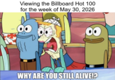 "Just have a look!":https://www.billboard.com/charts/hot-100/2026-05-30/