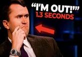 "I'M OUT!!" 1.3 SECONDS