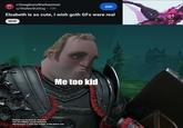 r/ImaginaryWarhammer u/WalkerBuldog ⚫ 10h Join Elsabeth is so cute, I wish goth GFs were real WHF Me too kid Elspeth von Draken by Tuweibu The incredibles meme template Warhammer 3 total war Knight of the black rose
