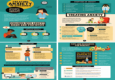 TREATING ANXIETY IN CHILDREN TREATMENT OPTIONS & TIPS FOR PARENTS SYMPTOMS OF ANXIETY ✓ Excessive worrying ✓ Feeling restless ✓ Restlessness ✓ Chronic fatigue ✓ Irriability or temper tantrums ✓ Excessive crying Muscle tension Difficulty falling or staying asleep Recurring belly painaches ✓ Avoiding social situations Irrational fears According to the Anxiety and Depression Association of America (ADAA), more than 7% of children in the U.S. between the ages of 3 and 17 have been diagnosed with anxiety. Children with mental disorders experience unique struggles that affect them they learn, socialize and develop into adults. Fortunately, there are effective treatment options and resources for parents to help their children. CHILDREN WITH ANXIETY SIGNS AND STATISTICS Rates of anxiety have reached alarming heights in recent years, especially in children. RATES OF ANXIETY AMONG CHILDREN AGES 3 TO 17 7.1% 3.2% 93.3% of children will experience anxiety in their lifetime. of crises of children will experience have severe symptoms. will not seek or receive treatment. TREATING ANXIETY Cognitive behavioral therapy and various medications have been studied extensively and proved effective in treating anxiety in children. COGNITIVE BEHAVIORAL THERAPY (CBT) CBT is based on the role of our thoughts and beliefs in relation to any situation. 2 The approach is to re people's or problem-centric-in other words, it looks at how we as individuals think and behave. 3 During treatment, a person is taught skills to change behaviors. Seeking Assurance Coping Avoidance Negative Self-Talk (They Don't Have...) 4 Over time, children learn new coping skills without feeling anxious. 2 S Studies have shown CBT is more effective when parents are actively involved. BENEFITS • Children lear how to manage reality in a safe environment. It is helpful for separation anxiety. social anxiety and obsessive-compulsive disorder (OCD). DRAWBACKS It can vary in its success for every child as It depends on the child's environment and mental health condition. It also may address problems or systems at home, but cannot force the child to apply. ANTIDEPRESSANTS *BENEFITS •Antidepressants treat anxiety. depression and OCD in children. MEDICATION BENZODIAZEPINE BENEFITS Benzodiazepines address anxiety by reducing panic and helping relieve the body's anxious feelings. DRAWBACKS •Benzodiazepines are intended to be used Я DRAWBACKS Parents may be resistant to the idea of using antidepressants to for a few weeks only. TIPS AND RESOURCES FOR PARENTS Parents can take steps to help reduce their children's anxiety. In addition, reading the latest research can offer valuable information about new treatment options. 10 TIPS FOR PARENTS Encourage children C1 06 Praise their achievements to express their feelings. and contribution to routines. treat their children. 62 Know your family history Maintain healthy of mental health issues. .The medication affects Side effects include nausea, a dry mouth, dizziness the brain and can be dangerous or addictive. Reinforce positive 03 WITH CHILDREN SUFFERING FROM ANXIETY 07 technology boundaries. 08 Encourage open dialogue and feeling tired or asleep. self-talk and routines. about fears and concerns. 04 Set daily routines 09 Model healthy coping with structure. skills and stress management. Attention bias modification treatment is a newer treatment option that has also been found effective by numerous studies and shows promise. ATTENTION BIAS MODIFICATION TREATMENT (ABMT) Learn how to respond 05 Promote relaxation to an anxiety attack. 10 methods and self-care. 1 People have a natural tendency to pay more attention to negative information in their environment. Attention bias modification training helps patients redirect their attention toward neutral or positive behaviors. 3 As a result, patients can better manage symptoms and focus on ariety management. BENEFITS ABMT is effective for children and adults who suffer from anxiety. DRAWBACKS It can initially trigger more anxiety. • It can be costly. American Aveseleon forcell Cla Cair ABCT USEFUL RESOURCES WorryWiseKids.org Provides research-based information and tips for overcoming children's anxiety. Anxiety and Depression Association of America Provides current information about the latest research and treatment developments for anxiety. American Academy of Child & Adolescent Psychiatry The national organization nepresents more than 9,000 child psychiatrists. A child and adolescent health professional can offer assistance in treating anxiety and its prevention. Association for Behavioral and Cognitive Therapies The organization is an online mental health provider search resource. 4