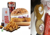 Con NG URGER Coca-Cola BURGER KING O Chicken Crunchy Taco A 1 2 3 4 5 6 7 8 9 PERT PERT FRIES PP MAYO HERE 10 11 12 MINT