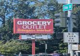 GROCERY OUTLET bargain market Ellis St COME CHECK OUT NO TURN OUR MELONS ON RED