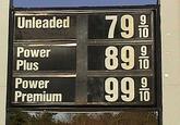 Unleaded 79 9/10 Power Plus 89 9/10 Power Premium 99 9/10