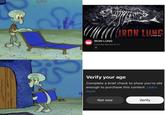 1 IRON LUNG IRON LUNG YouTube Movies & TV R Verify your age Complete a brief check to show you're old enough to purchase this content. Learn more Not now Verify