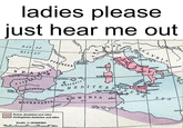 ladies please just hear me out BAY OF BISCAY Numantia SPA Tagus PYRENEES Ebro R S N Massilia Olarseilles VENETIA Ligurianscntia CORSICA LLYRIA Sena Gallica UMBRIA T Pharos SAMATUER Rome ETRURIA Cannac parentum pidamnus Cades (Cadiz Celt Saguntum SARDINIA Balearic Turdetanians Cartrage Dropana Aegates I Lilybarum 'SI MEDITERRANE Hippo Zarytus NU M DIA trico phase Zama Corcyra Croton hegrum mera Messana Syracuse CILY Agrifentan SEA 2005 MAURETANIA Roman dominions and allies Carthaginian dominions and allies Scale 1:20000000. 100 200 Miles محمد یر Fare