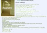 Backrooms 2 Despawning Anonymous 05/30/26(Sat) 10:16:44 No.42471543 Backrooms sequel: Despawn >be me, 23 year old summer school teachers assistant at a high school >one day teaching lesson and amber alter goes off >tell students there's nothing we can do and continue lesson >moments later another one goes off. Then another >ohshit what's going on? >phone won't stop now, amber alerts brick my phones battery >tell students it's probably someone hacked into the amber alert system >walk to other class to see if other teacher same issue >teachers not there and only 5 students are in class >go to next room and no one is there >return to class and it's just me and like 8 students >I think I'm being pranked but when I turn my head and then look back, one students just gone >tell the students to stay in my line of sight and to not move >we stay there for days, not sleeping or leaving >no noise outside, everything is in the wrong places tho >fall asleep >wake up, one kid left >he tells me that he has a crush on me and that's why I can't render out >explains he's some government project to make people disappear but says he can't control it and only what he loves stays >in order to eat we finally leave >nothing around, a giant white wall looks ahead with nothing passed it >we walk into a wooded area and catch some game >he eventually snuggles up to me and kisses me, no one around so we go further, fearing he'll just forget about me I go along with it >climax >wake up facing the white wall >realize it's a prison cell >tfw I'm in jail for p---------