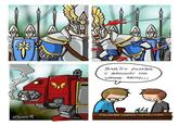 小 YEAH, IT'S POSSIBLE I BROUGHT THE WRONG ARMY.... CONV COULDBEWORSE-COMIC.COM