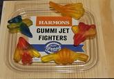 HARMONS GUMMI JET FIGHTERS Packed Fresh AT HARMONS 8/2027