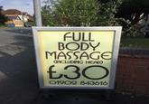 FULL BODY MASSAGE (INCLUDING HEAD) £30 01902 843616