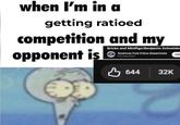 when I'm in a getting ratioed competition and my opponent is Bricks and Minifigs/Benjamin Schneider American Fork Police Department 378 subscribers B 644 32K Sub
