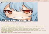 Anonymous 06/01/26(Mon)16:17:12 No. 84708791 *forced smile* 1764021410579233.jpg 15 KB JPG >in college lecture hall >two guys behind me are unironically discussing whether its better to eat boogers or earwax >they're talking about the intricacies of the tastes like how boogers are more salty while earwax is more bitter >have to listen to two f------ adult men talk about this for 10 minutes straight what the actual f--- is wrong with moids