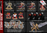 MA BLOOD ANGELS 1❤ BAAL PRIMARIS TYCHO MEPHISTON MEPHISTON 2 ANCIENT I AM A BLOOD ANGEL 10 INTERCESSORS 3x COUNT ORLOCK WE'RE REALLY REALLY SORRY ABOUT SANGUINARY GUARD, HAVE 30 OF THE OLD ONES GOOD LUCK FITTING THIS IN YOUR WHITE SCARS LIST D-------
