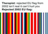 Therapist: rejected EU flag from 2002 isn't real it can't hurt you Rejected 2002 EU flag: