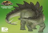 THE LOST WORLD JURASSIC PARK STEGOSAURUS "SPIKE TAIL" DINOMAN
