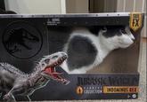 A WARNING: CHOKING HAZARD-Small parts Not for children under 3 years TRUE FX JURASSIC WORLD HAMMOND COLLECTION INDOMINUS REX 8+ MAITEL