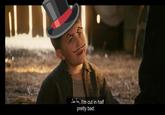 JoJo, I'm cut in half pretty bad.