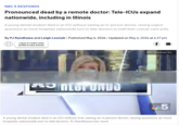 NBC 5 RESPONDS Pronounced dead by a remote doctor: Tele-ICUs expand nationwide, including in Illinois A young dental student died in an ICU without seeing an in-person doctor, raising urgent questions as more hospitals nationwide turn to tele-doctors to staff their critical-care units. By PJ Randhawa and Leigh Lesniak • Published May 6, 2026 • Updated on May 6, 2026 at 6:27 pm (口) Log in or create a free profile to save articles f *ntor UNDO NBC Universal, Inc. 25 A young dental student died in an ICU without ever seeing an in-person doctor, raising questions as more hospitals nationwide turn to tele-doctors. PJ Randhawa has more.