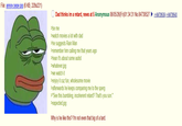 File: annoy pepe.jpg (6 KB, 228x221) Dad thinks im a retard, news at 5 Anonymous 06/05/26(Fri)01:34:31 No.84739527 >>84739536 >>84739543 >be me >watch movies a lot with dad >he suggests Rain Man >remember him calling me that years ago >hear it's about some autist >whatever.jpg >we watch it >enjoy it cuz fun, wholesome movie >afterwards he keeps comparing me to the sperg >"See this bumbling, incoherent retard? That's you son." >expected.jpg Why is he like this? I'm not even that big of a tard.