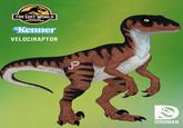 THE LOST WORLD JURASSIC PARK Kenner VELOCIRAPTOR P DINOMAN