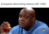 Europeans discovering tobacco (AD 1492) madewitemàtic