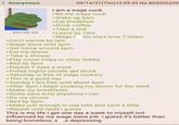 : Anonymous 09/16/21(Thu)12:09:43 No.863206200 I am a wage cuck >Be me wage cuck >Wake up 6am >Eat breakfast >Drink coffee >Take a s--- 890 KB GIF >Leave by 7am >Wage f kin start time 7:30am >Don't wanna be late >Wage slave until 5pm >Get home around 6pm >Eat my dinner >Take a shower >Play some Vidya or other hobby >Bed by 9pm >Repeat 5 days a week >Friday nights usually get drunk >Saturday is free of wage cuckery >This is a good day >Sunday I am free until about 4pm >After 4pm I begin cooking my dinner for the week >Make my breakfasts >Gotta save time anywhere I can >Do my chores >Bed by 9pm >Make just enough to pay bills and save a little >Repeat until dead I guess This is my life I get one day a week to myself not influenced by my wage slave job. I guess it's better than being homeless, ss depressing.