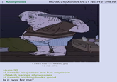 Anonymous 06/09/25(Mon)09:09:21 No.712129879 1749215613144460.jpg 18 KB JPG >turn 30 >Literally no games are fun anymore >Watch games showcases >Literally nothing looks good. Is it over for me? 1