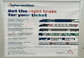 Information Get the right train for your ticket Avanti West Coast (AWC) ticket? Get this train. CrossCountry (XC) ticket? Get this train. East Midlands Railway (EMR) ticket? Get this train. London Northwestern Railway (LNR) ticket? Get this train. Northern ticket? AVANTI cross country Get this train. Transport for Wales (TfW) ticket? 1690 jec bise18 PA northern Get this train. If your ticket says 'Any Permitted', you can get on any train on your route. avantiwestcoast.co.uk Xx.com/avantiwestcoast facebook.com/avantiwestcoastrail AVANTI WEST COAST