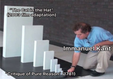 "The Cat in the Hat" (2003 film adaptation) Immanuel Kant "Critique of Pure Reason" (1781)