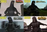 2002 CODZILA 2004 DESTROY ALL MONSTERS ME GODZILLA SAVE THE EARTH 2007 GODZILLA 2026 UNLEASHED GODZILA DESTROY ALL MONSTERS MELEE REMASTERED