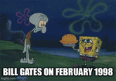 BILL GATES ON FEBRUARY 1998 imgflip.com